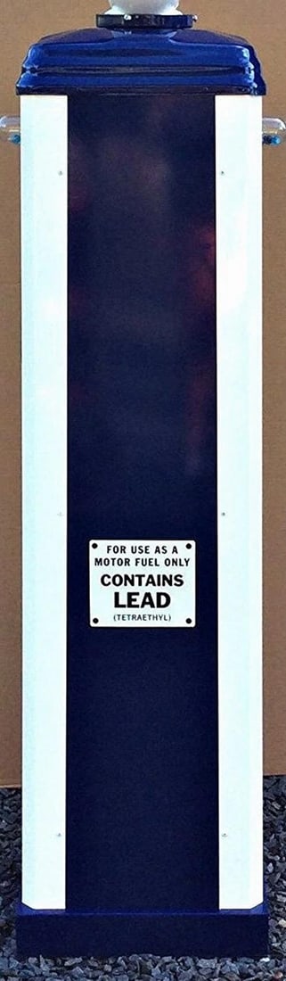 MOBILGAS REPLICA GAS PUMP~(78" HIGH , THE BASE IS 16 1/2" x 16 1/2") - 6