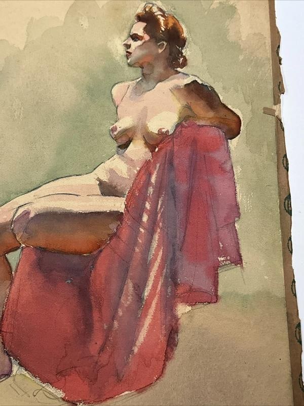 Antique Painting ~(12" x 18") - 6