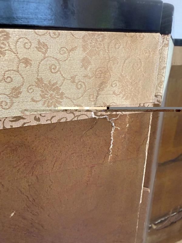 Antique Japanese 4 Panel Folding Screen Painted~Signed~(66Ã¢â‚¬Â? x 3 - 6