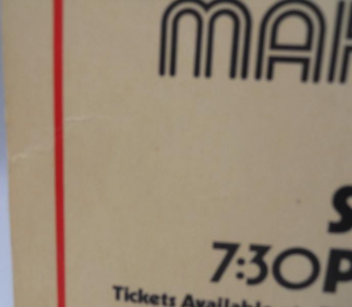 RARE~ VINTAGE BLACK SABBATH CONCERT POSTER~(14" x 21.5") - 17