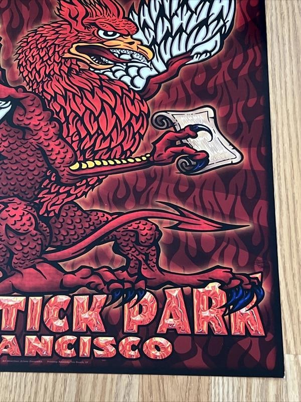 Metallica Limp Bizkit Linkin Park Original Concert Poster Candlestick Park BGP~(21" x 27") - 4