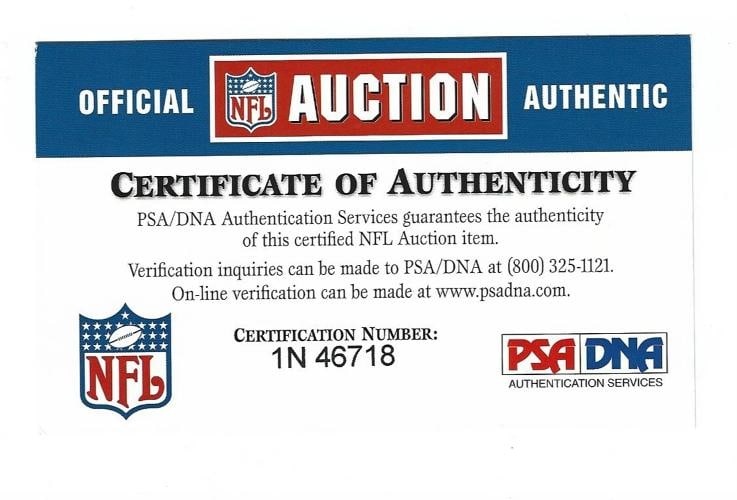 Mick Jagger Rolling Stones Band Signed Football Super Bowl XL Halftime Show PSA - 2