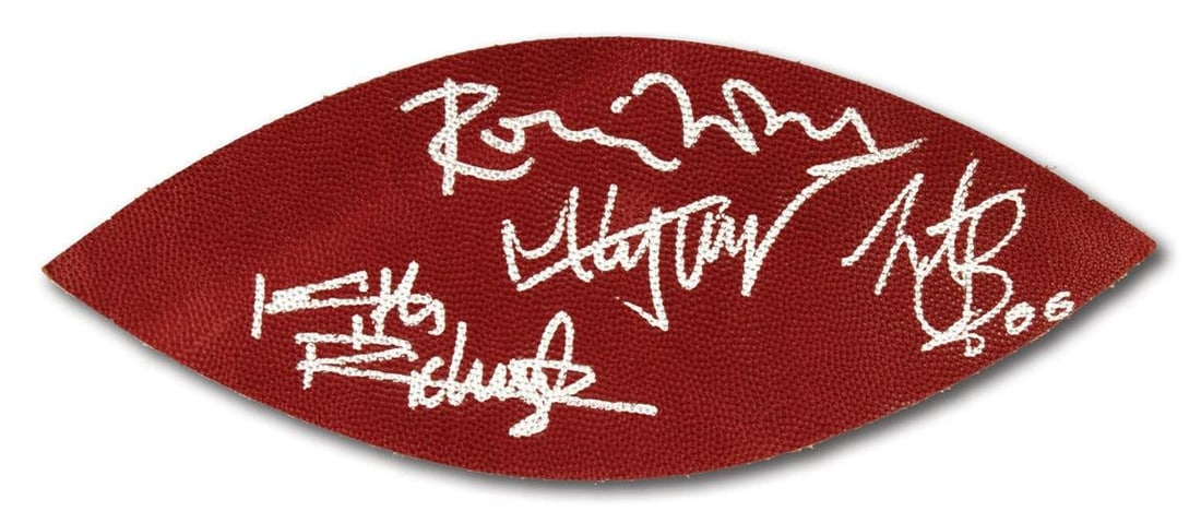 Mick Jagger Rolling Stones Band Signed Football Super Bowl XL Halftime Show PSA - 4
