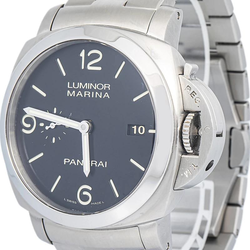 Panerai Luminor Marina PAM00328 SS Auto Black Dial Men's Watch 44mm - 2