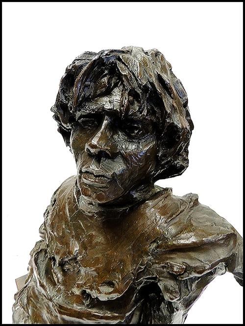 Aldo LUONGO Signed Original BRONZE SCULPTURE~(22"h x 10" x 16") - 3