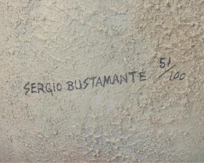 Sergio Bustamante Signed Ceramic Sculpture~Edition Of /100~(18.5" H x 11.25" W x 9.75" D) - 3
