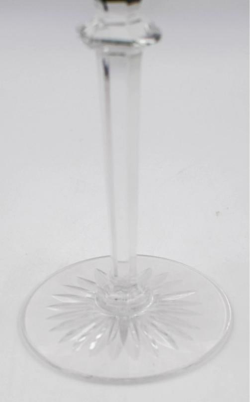 12 Val Saint Lambert Forest Green Berncastel Hock Wine Glasses, Circa 1950 - 5