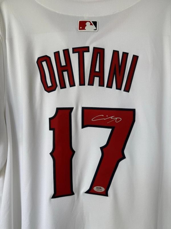 Shohei Ohtani Autographed Signed Official Nike Angels Baseball Jersey PSA LOA - 2