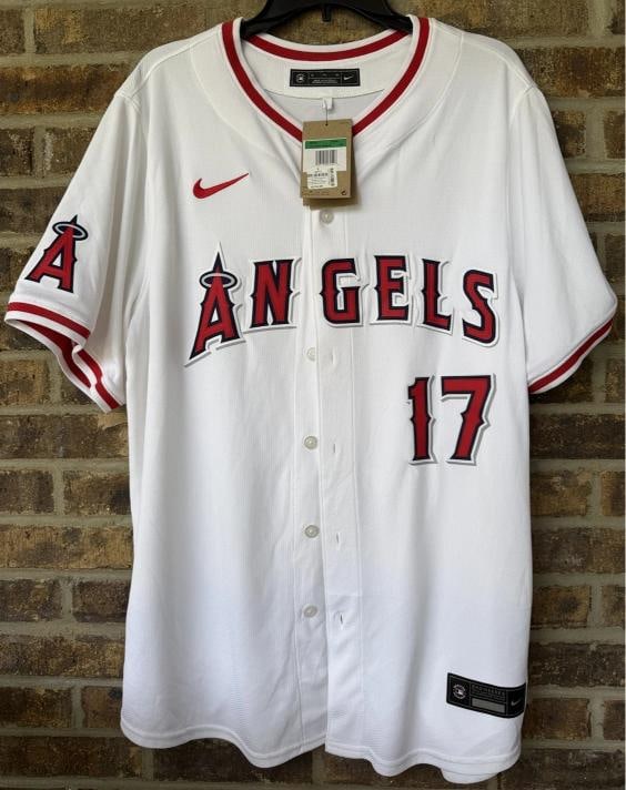 Shohei Ohtani Autographed Signed Official Nike Angels Baseball Jersey PSA LOA - 5