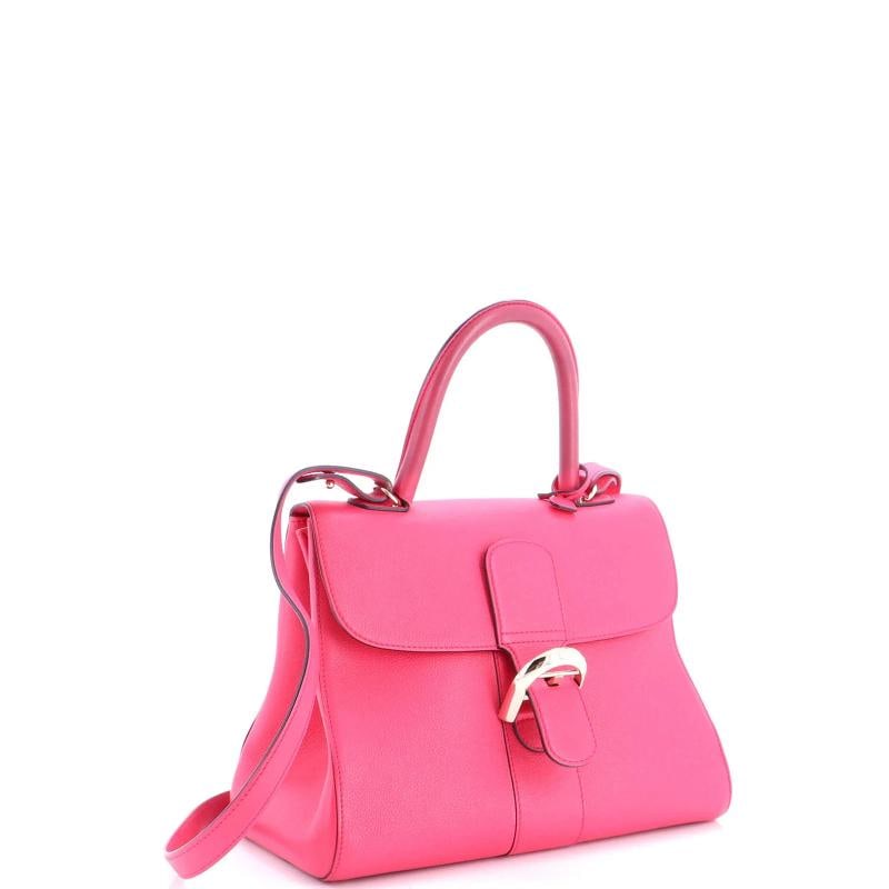 Delvaux Brillant Top Handle Bag Leather MM - 3