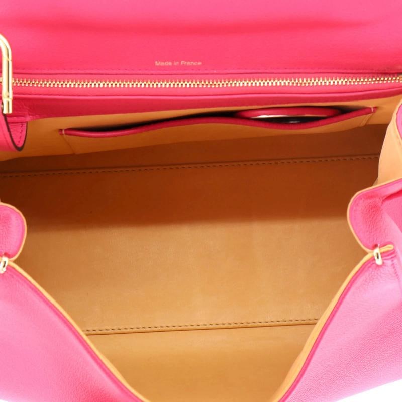 Delvaux Brillant Top Handle Bag Leather MM - 6