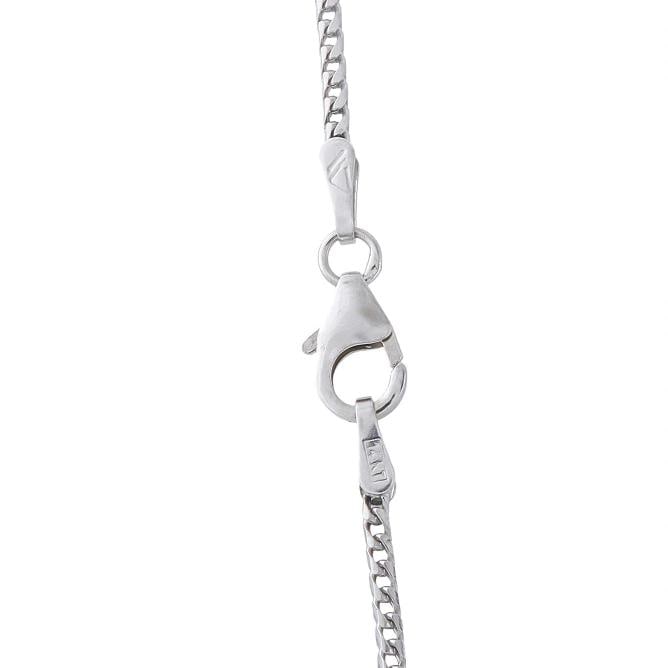 14K White Gold 2.70ct Diamond Pave Heart Pendant Necklace - 3