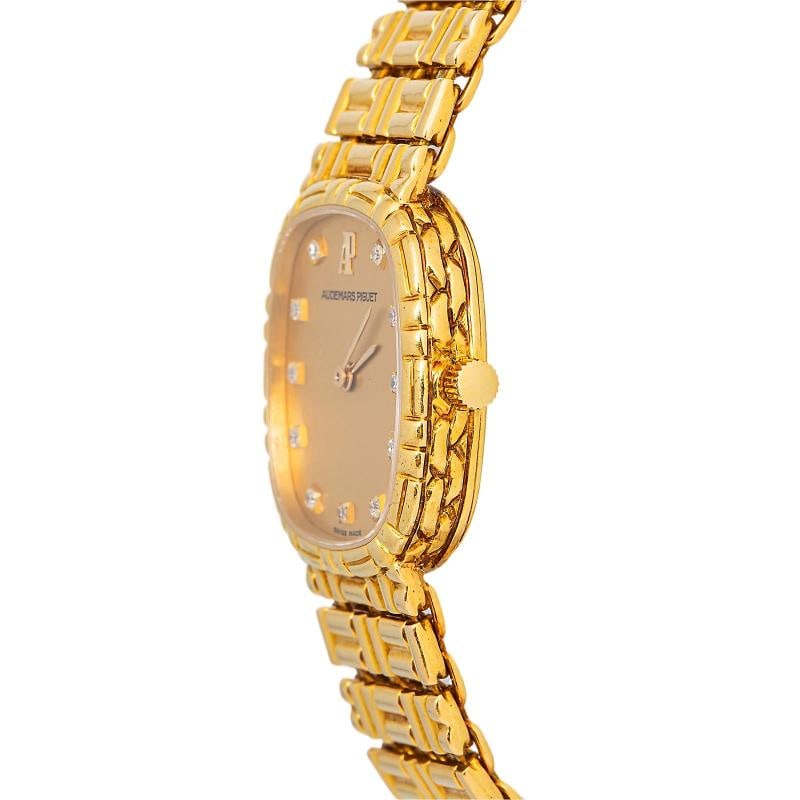 Audemars Piguet Cobra 18K YG Champagne Dial Women Watch 22mm - 3