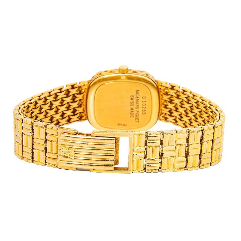 Audemars Piguet Cobra 18K YG Champagne Dial Women Watch 22mm - 5