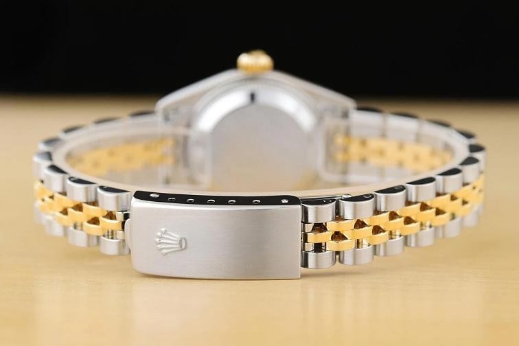 ROLEX LADIES DATEJUST 79173 GRAY ROMAN DIAL 18K YELLOW GOLD STEEL 2-TONE WATCH - 6