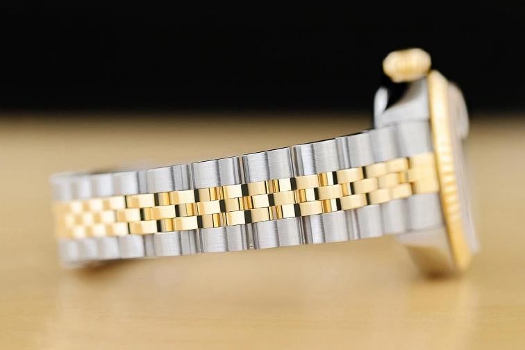 ROLEX LADIES DATEJUST 79173 GRAY ROMAN DIAL 18K YELLOW GOLD STEEL 2-TONE WATCH - 8