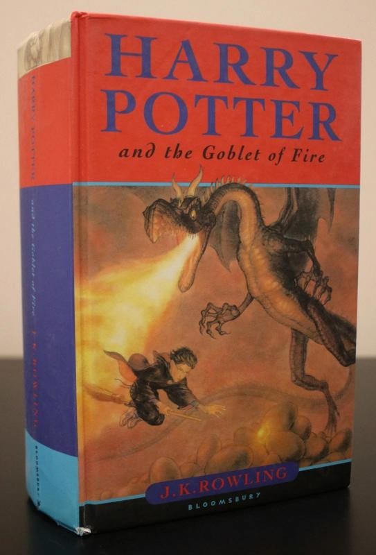 J.K. Rowling ~ Signed Harry Potter & the Goblet of Fire 1st Edition JK ~ PSA DNA - 4
