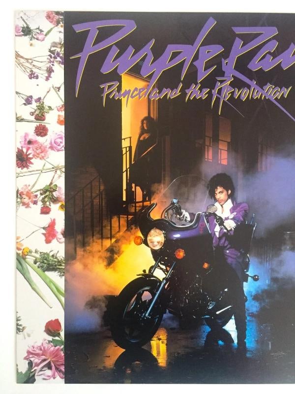 RARE VNTG 1984 ICONIC "PRINCE PURPLE RAIN" WARNER BROS PROMO COLLECTOR'S POSTER~(12 1/2" W X 12 1... - 2