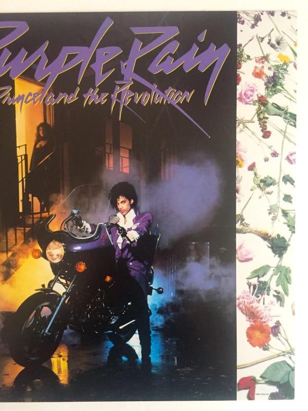 RARE VNTG 1984 ICONIC "PRINCE PURPLE RAIN" WARNER BROS PROMO COLLECTOR'S POSTER~(12 1/2" W X 12 1... - 3