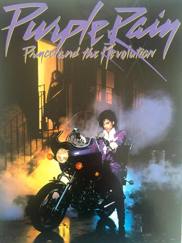 RARE VNTG 1984 ICONIC "PRINCE PURPLE RAIN" WARNER BROS PROMO COLLECTOR'S POSTER~(12 1/2" W X 12 1... - 5