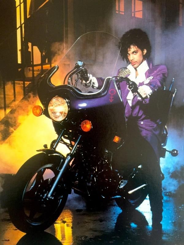 RARE VNTG 1984 ICONIC "PRINCE PURPLE RAIN" WARNER BROS PROMO COLLECTOR'S POSTER~(12 1/2" W X 12 1... - 6