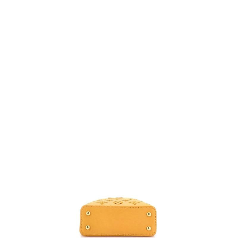 Louis Vuitton Capucines Bag Monogram Cutout Broderie Leather Mini - 4