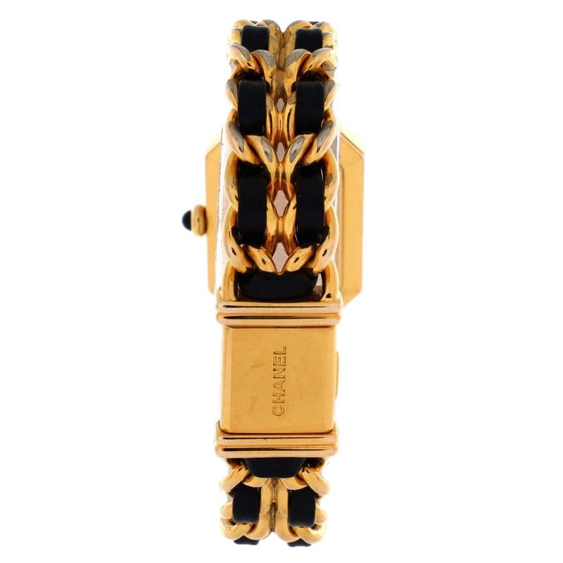 Chanel Premiere Rock Quartz Watch Plated Metal and Leather 20 - 4