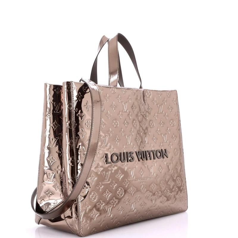 Louis Vuitton Shopper Tote Monogram Mirror Coated Canvas MM - 2