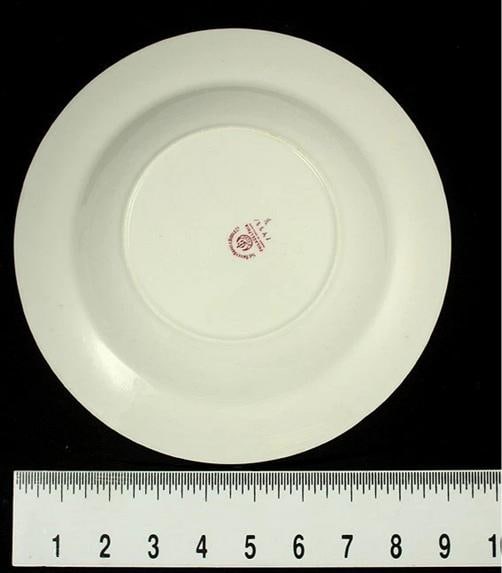 12 Vintage English George Jones Jeweled Porcelain Floral Soup Bowls - 4