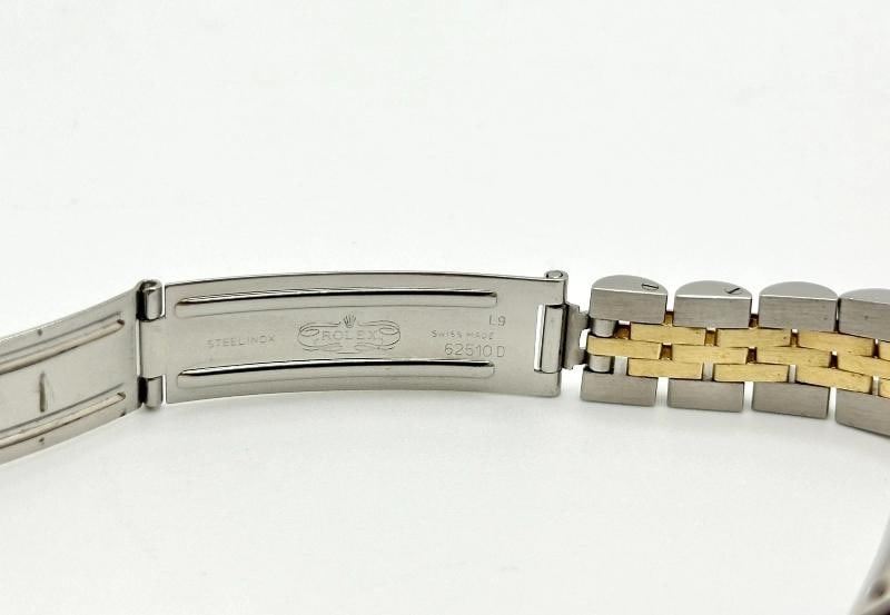 Rolex Ladies Datejust 6917 Champagne Dial Yellow Gold Stainless Steel Jubilee - 8