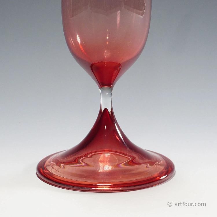 Tulip Vase by Nils Landberg for Orrefors, Sweden ca. 1957 - 2