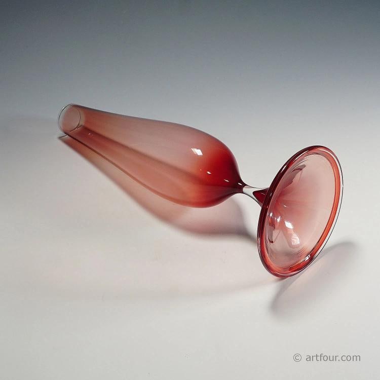 Tulip Vase by Nils Landberg for Orrefors, Sweden ca. 1957 - 5