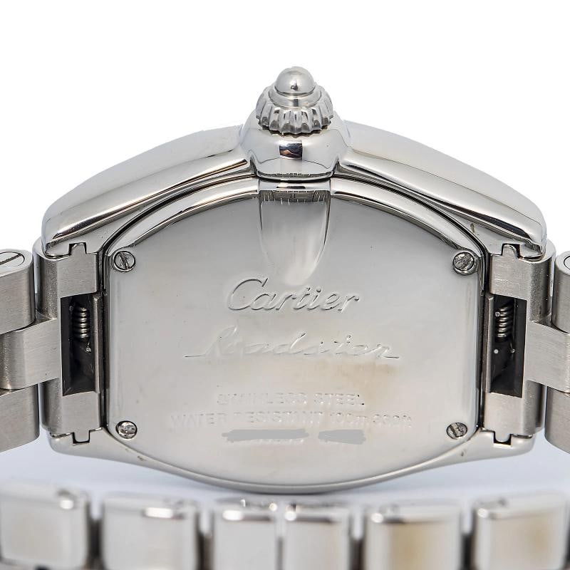 Cartier Roadster W62016V3 Stainless Steel PINK Dial Quartz Ladies Watch 30mm - 6