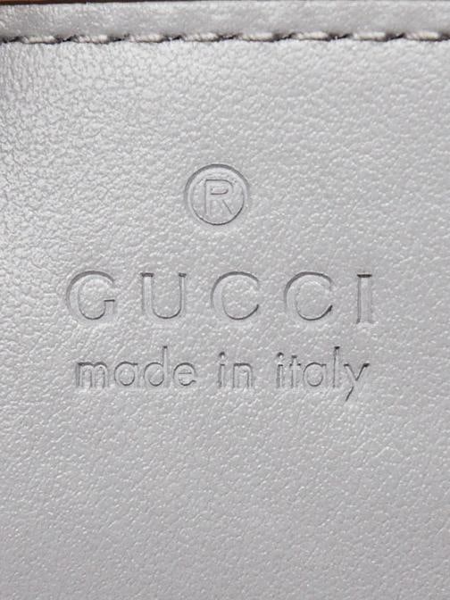 Gucci Grey Quilted Leather Marmont Aria Tote Bag - 8