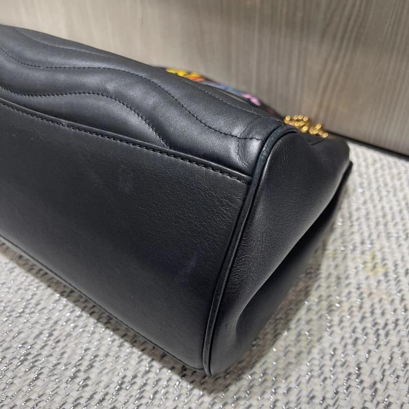 Louis Vuitton New Wave Chain Tote in Black Calfskin Leather - 13