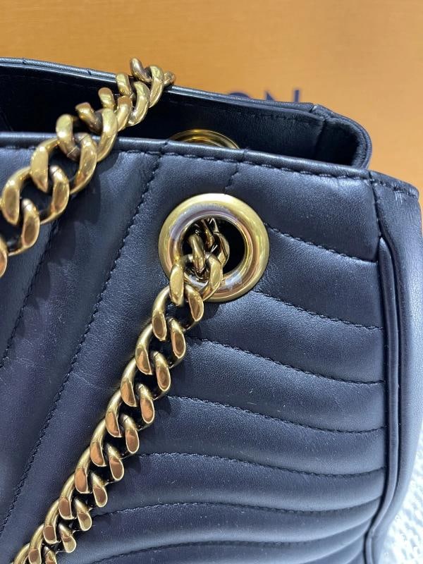 Louis Vuitton New Wave Chain Tote in Black Calfskin Leather - 7