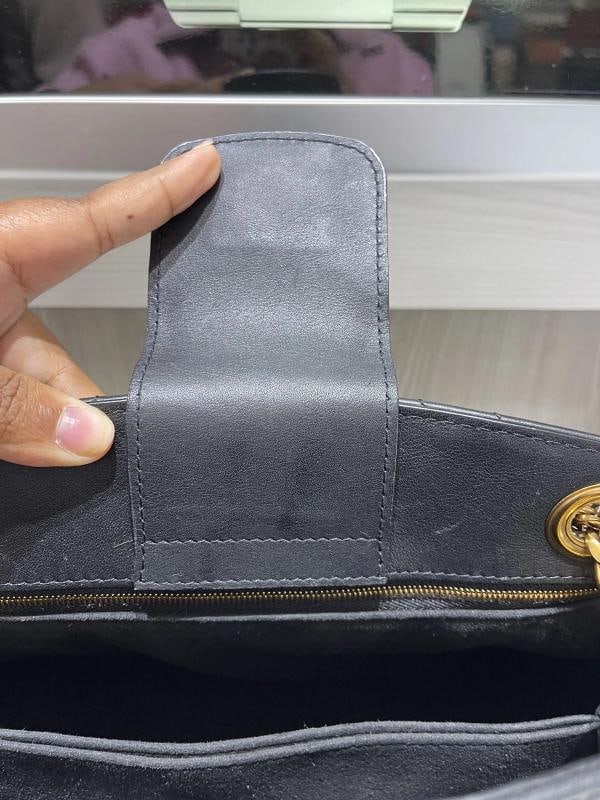 Louis Vuitton New Wave Chain Tote in Black Calfskin Leather - 9