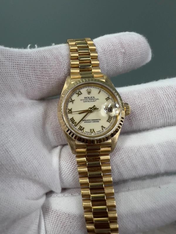 Rolex Ladies President Datejust 79178 Cream Dial 18K Yellow Gold - 2