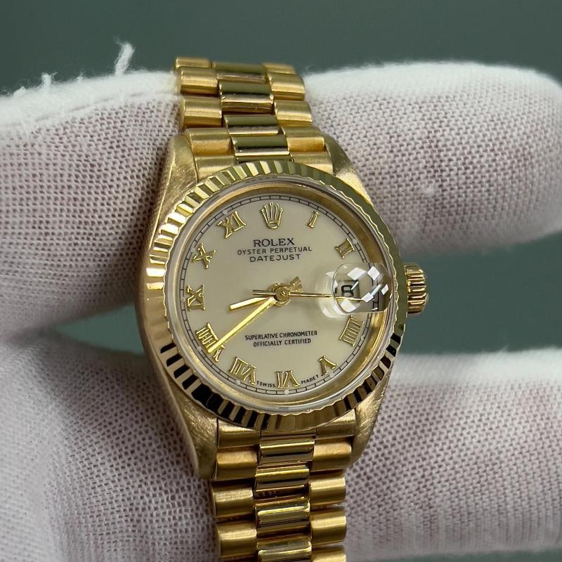 Rolex Ladies President Datejust 79178 Cream Dial 18K Yellow Gold - 4