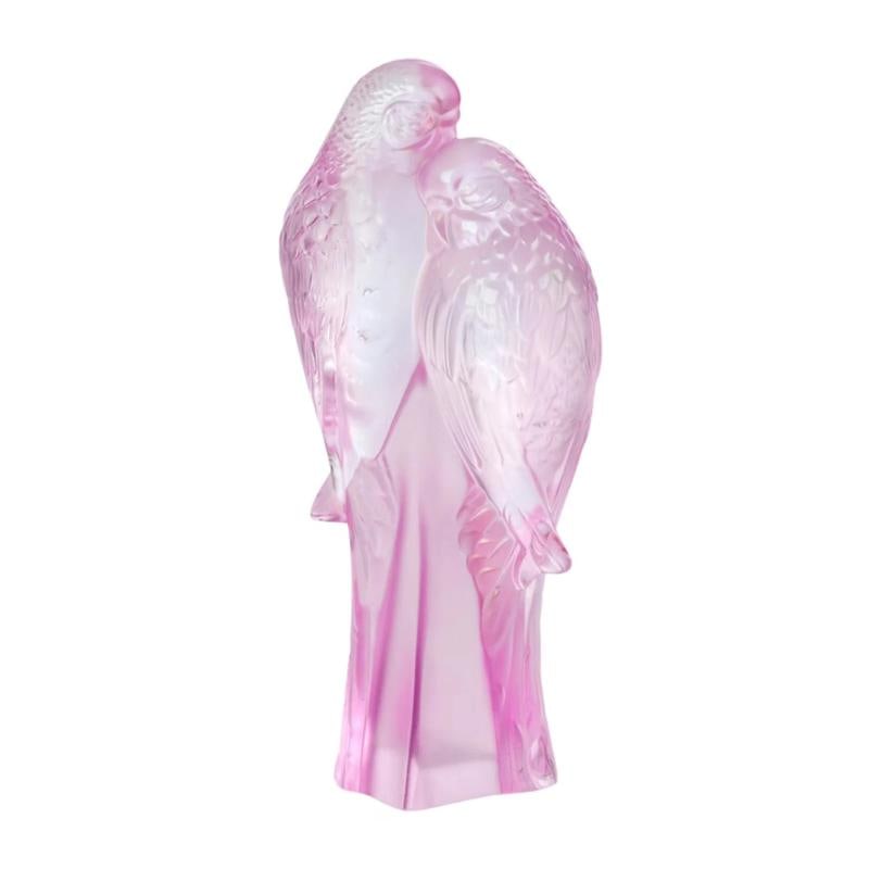 LALIQUE TWO PARAKEETS PINK LUSTER SCULPTURE #10802000 BRAND NIB BIRDS: Condition: New: A brand-new, unused, unopened, undamaged item in its original packaging (where packaging is applicable). Packaging should be the same as what is found in a retail store, unless the ite