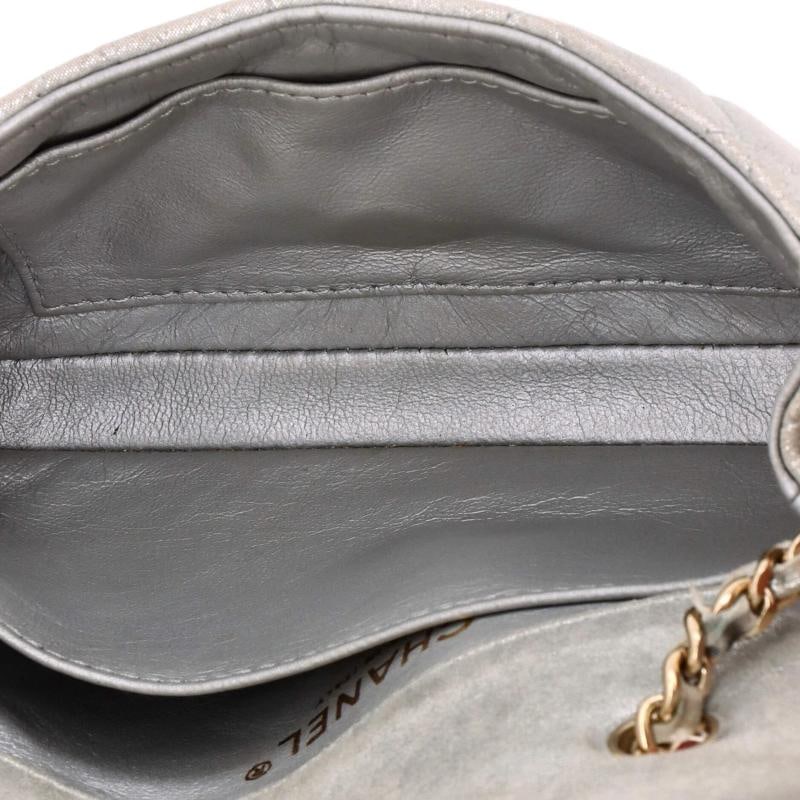 Chanel Classic Single Flap Bag Quilted Iridescent Calfskin Extra Mini - 5