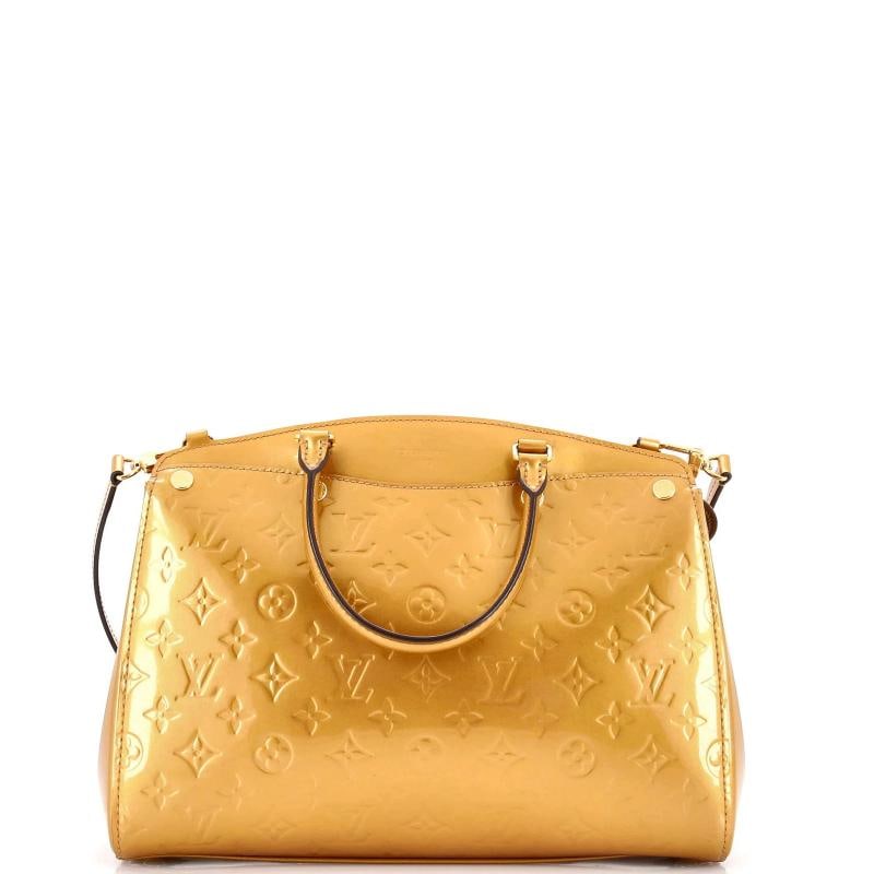 Louis Vuitton Brea NM Handbag Monogram Vernis MM: Accessories: With Strap Measurements: Handle Drop 4", Height 10", Width 13", Depth 4", Strap Drop 16". Condition: Pre-owned - Good,Brand: Louis Vuitton,Exterior Material: Patent Leather,Style: Top Han