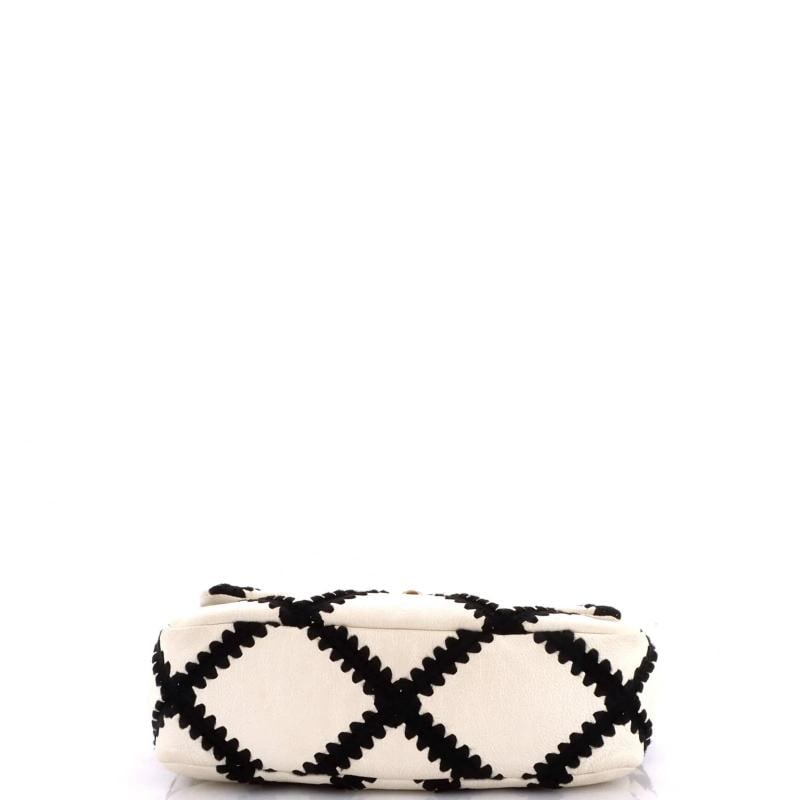 Chanel 19 Flap Bag Crochet Quilted Calfskin Medium - 5