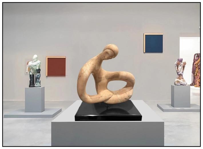 Anthony Quinn Original Hand Carved Marble Sculpture Signed: measuring approximately 17Ã¢â‚¬Â x 16Ã¢â‚¬Â x 10Ã¢â‚¬Â. Condition: Used,Artist: Anthony
