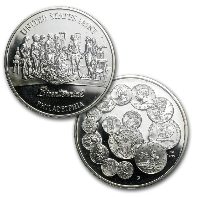 1993 5-Coin Proof Gold & Silver Philadelphia Set - 3