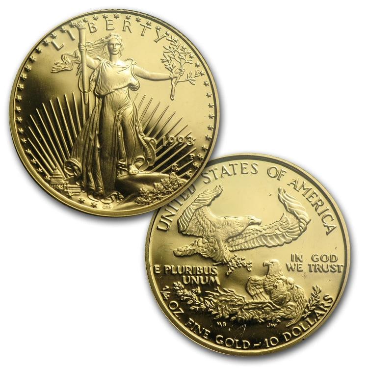 1993 5-Coin Proof Gold & Silver Philadelphia Set - 6
