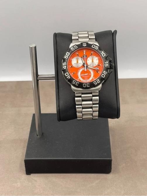 TAG Heuer Formula 1 Orange Men's Watch CAH1113.BA0850 41mm Chronograph (1 of 10)
