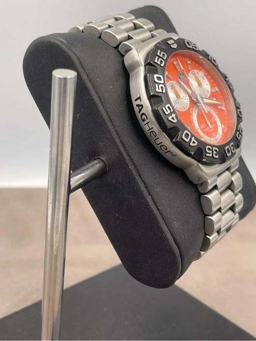 TAG Heuer Formula 1 Orange Men's Watch CAH1113.BA0850 41mm Chronograph - 2