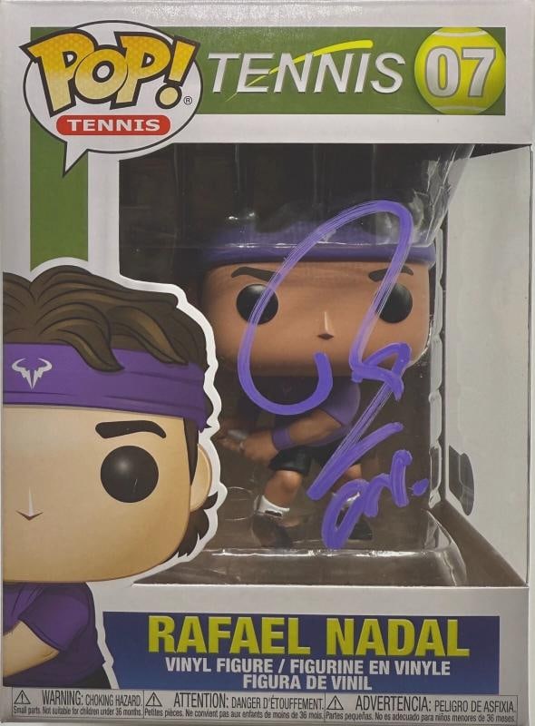 Rafael Nadal Signed Tennis Funko Pop # 07 RAFA Beckett BAS Witnessed Purple Sig: Sport: Tennis,Player: Rafael Nadal,Signed: Yes,Original/Reprint: Original,Autograph Authentication: Beckett Authentication Services (BAS),Product: Funko Pop,Event/Tournament: Tennis,Country of