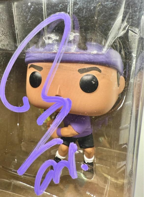 Rafael Nadal Signed Tennis Funko Pop # 07 RAFA Beckett BAS Witnessed Purple Sig - 3
